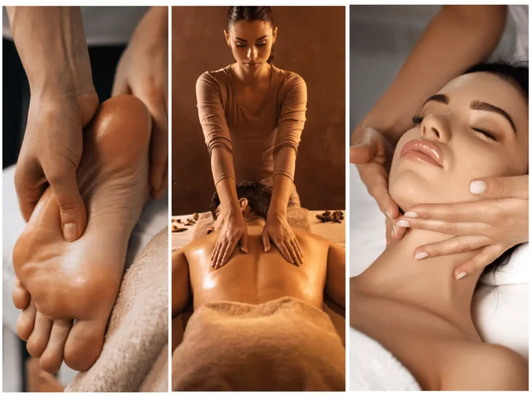 A comprehensive massage package including body, foot, and facial massages for ultimate relaxation.